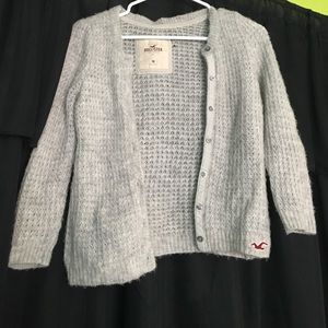 Grey Hollister cardigan