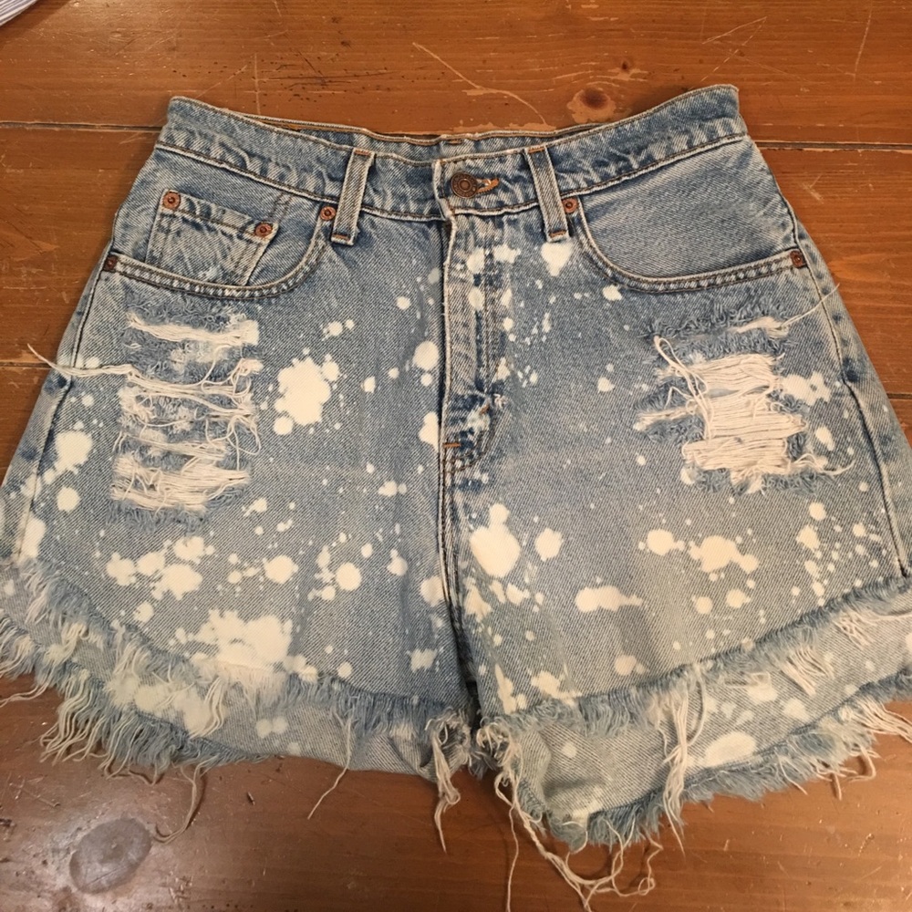 Levi Strauss Co. high waisted jean shorts