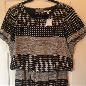Madewell Print Silk Dress NWT