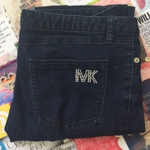 Michael Kors Stretch Dark Wash Denim Jeans! 👖👢👚