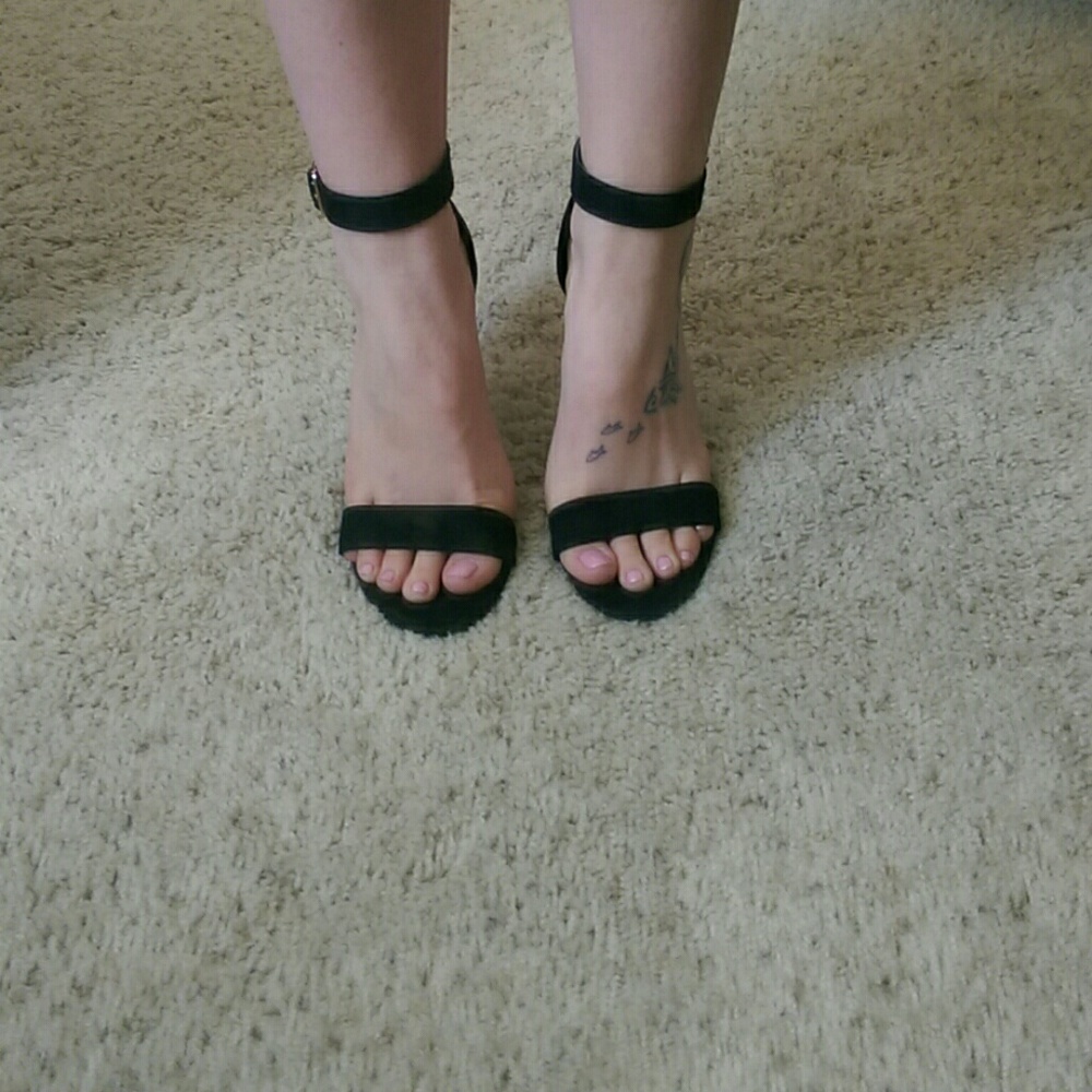Strappy heels