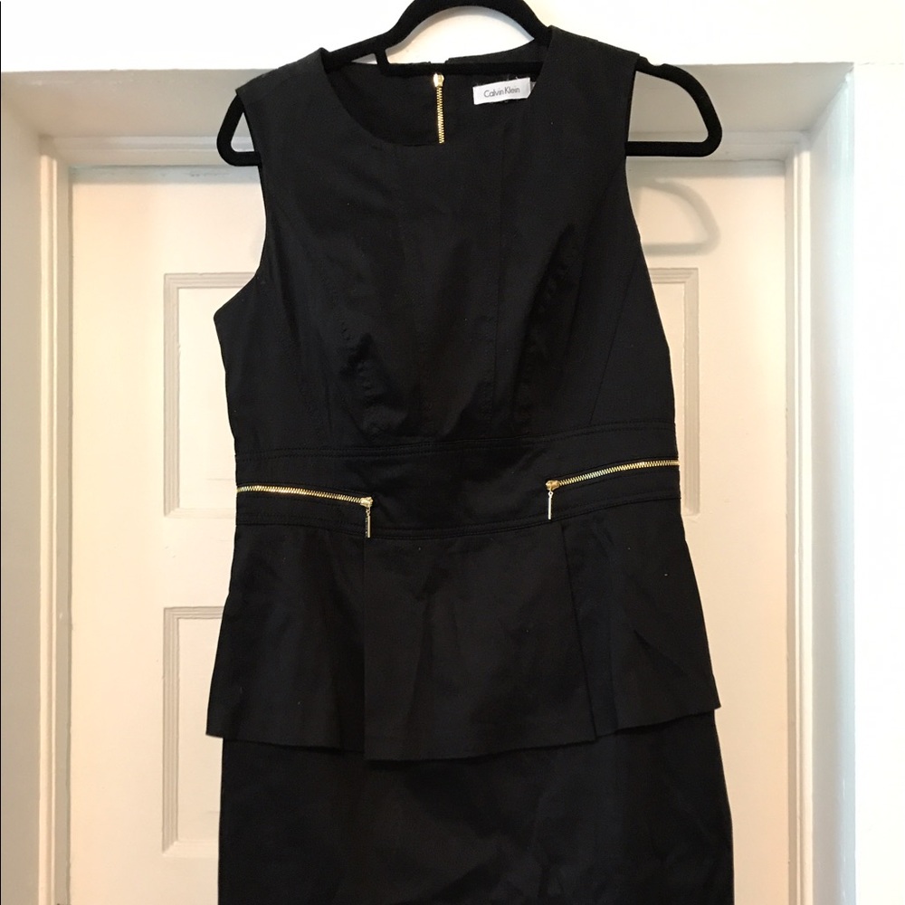 ⭕️CLOSET CLEAR OUT!!⭕️ Calvin Klein peplum dress