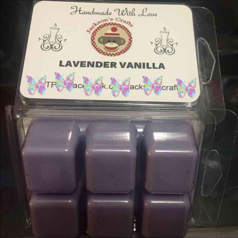 1-lavender vanilla 2-Cool Water Soy Wax Tarts