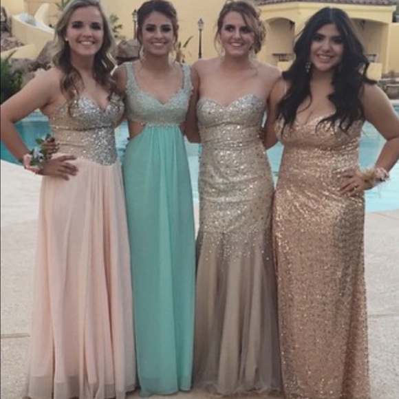 Baby pink prom dress - Picture 4 of 4