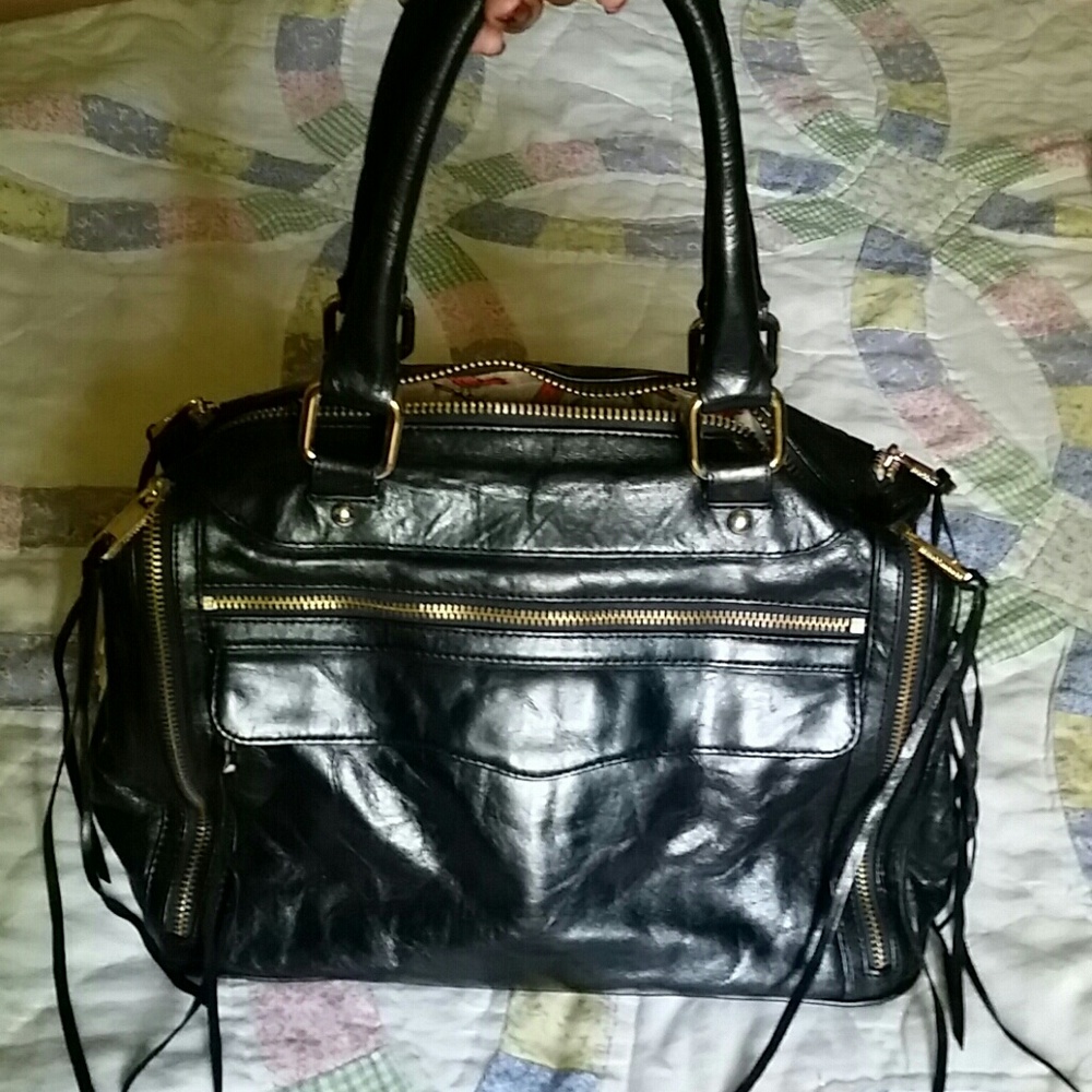 Rebecca Minkoff OS Black Haze Zip MAM 2008