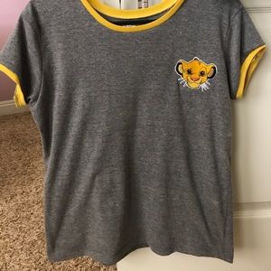 An extra large semi-cropped tee