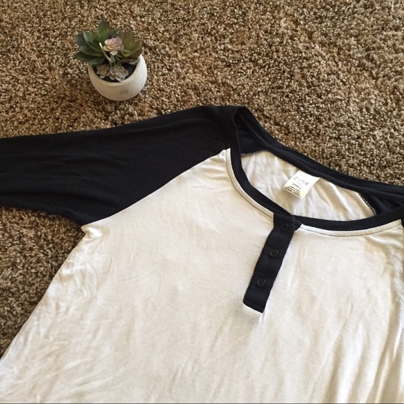 Zine Long-Sleeve Baseball Tee - Picture 2 of 2