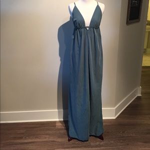 Teal Maxi dress
