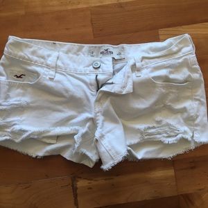 White Hollister Shorts