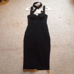 Hello Molly black cut out dress
