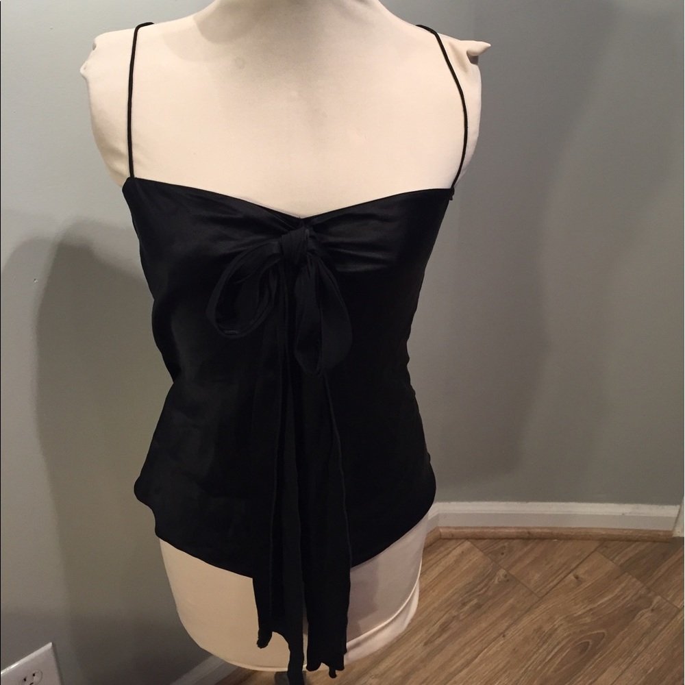 NWOT DVF silk camisole black size 2