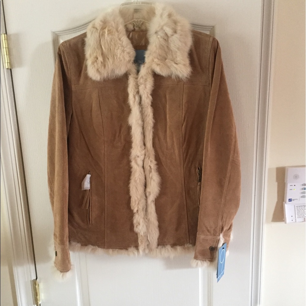 Bnwt genuine suede jacket