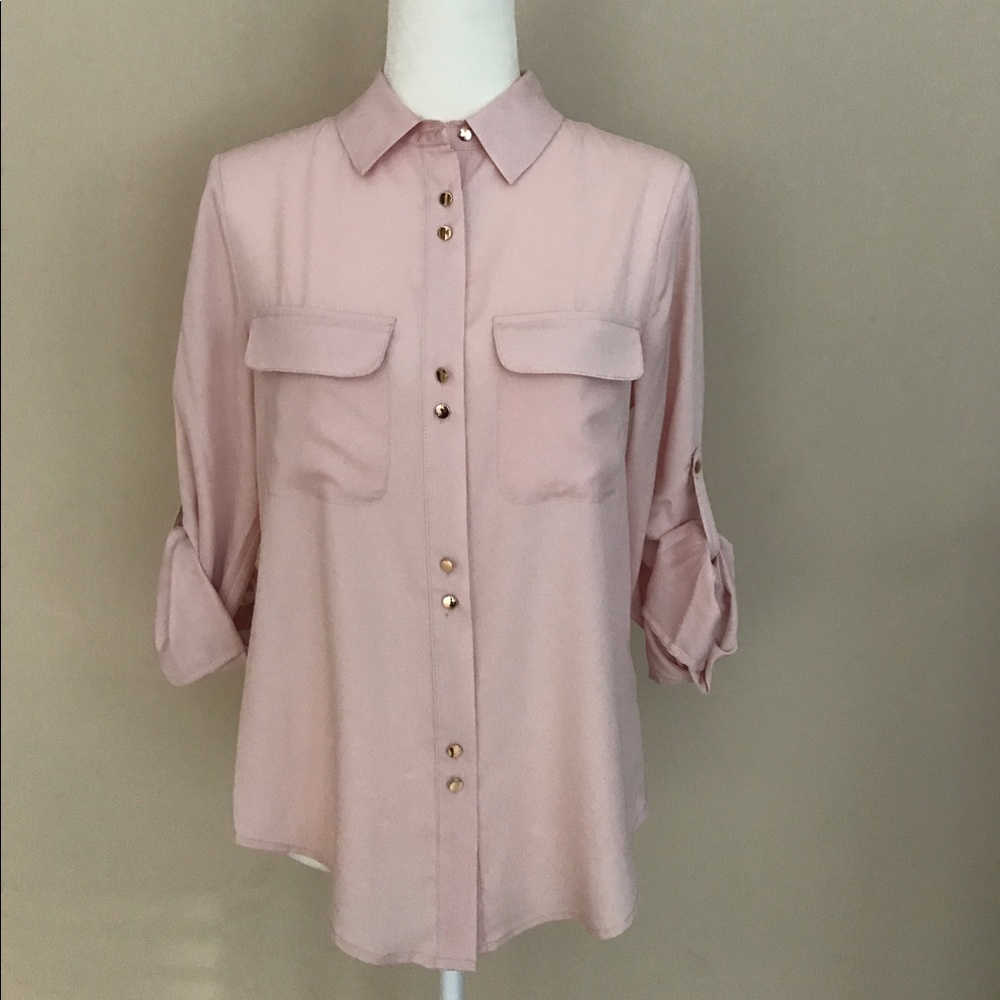 Ivanka Trump Blush Pink Blouse