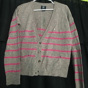 Striped American eagle cardigan