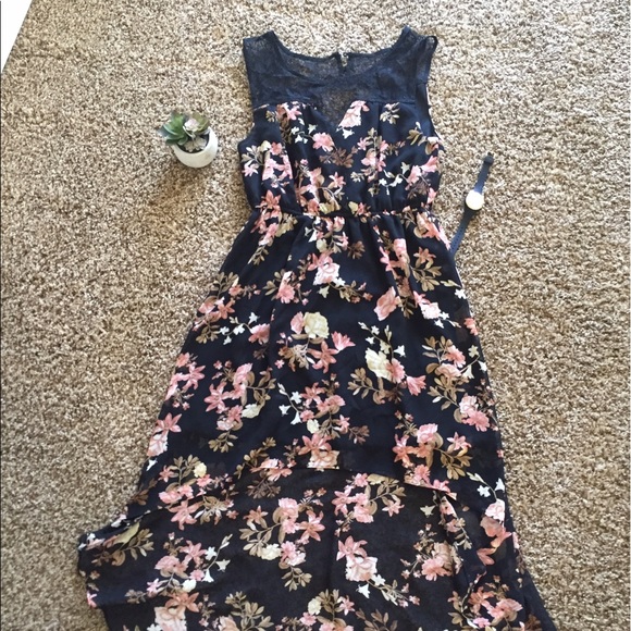 Forever 21 High Low Floral Dress - Picture 1 of 2