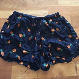 brandy melville pineapple shorts