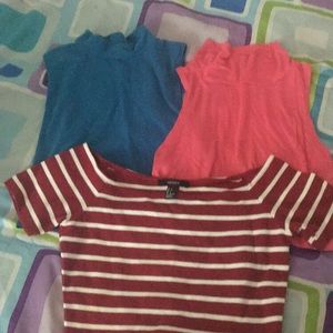 Three Summer Crop Tops