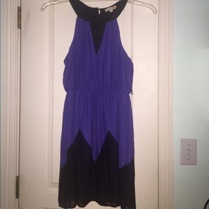 Purple/black dress
