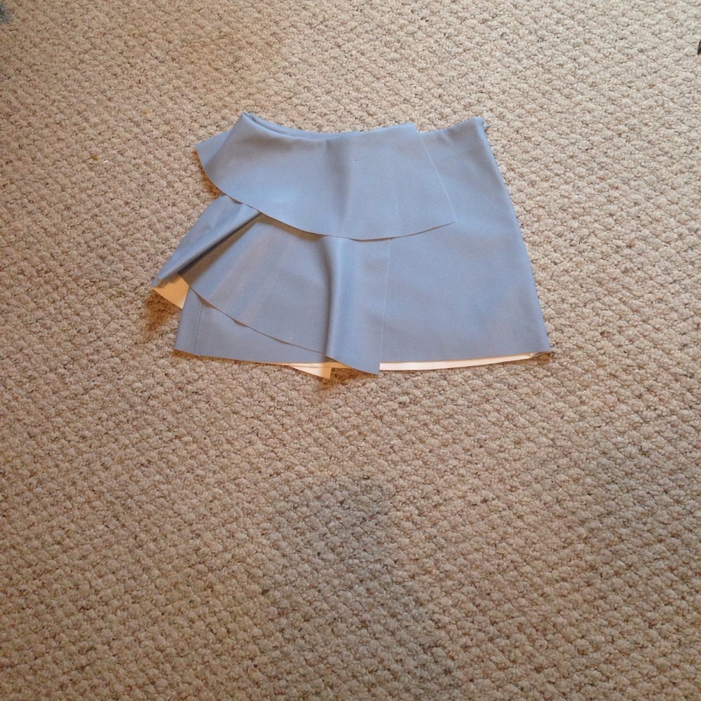 Faux leather skirt