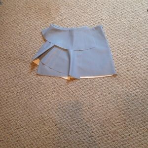 Faux leather skirt