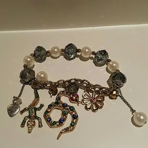 Betsey johnson charm bracelet