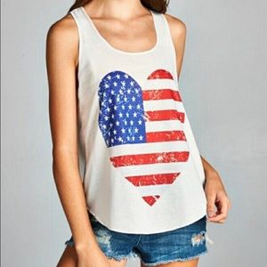 Super Soft USA Ivory Tank