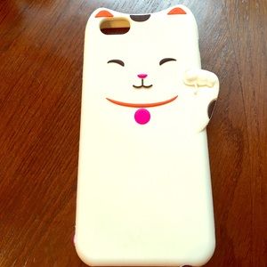 Kate spade cat rubber iPhone 6/6s case