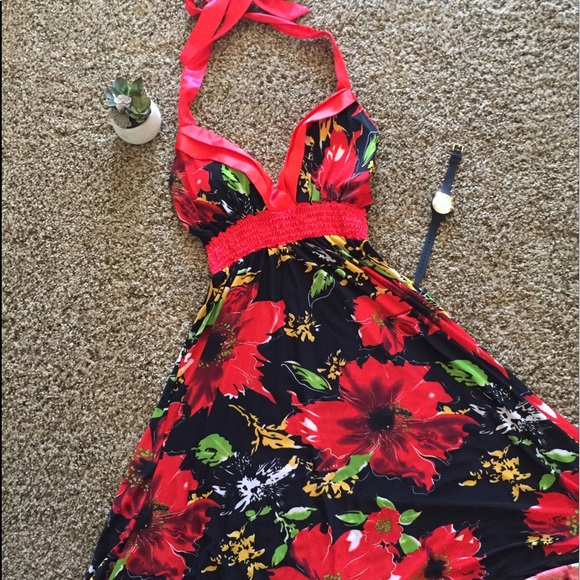 Floral Luau Dress - Picture 1 of 2