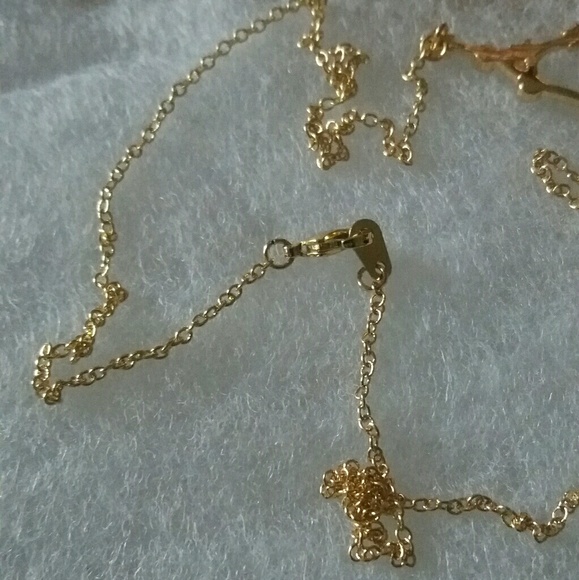 Gold Tone Constellation Necklace - Picture 2 of 5