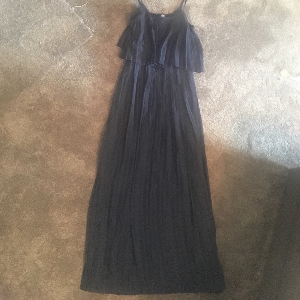 Navy maxi dress