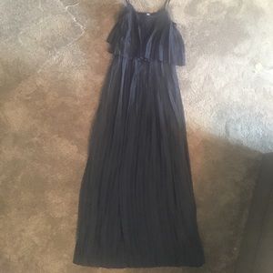 Navy maxi dress