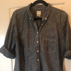 Gap The Tailored Shirt Button Down Size L