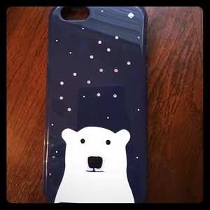 Kate spade polar bear iPhone 6 cas