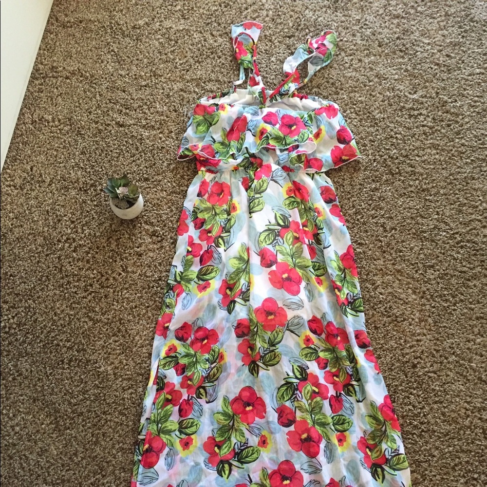 Olsenboye Floral Maxi Dress