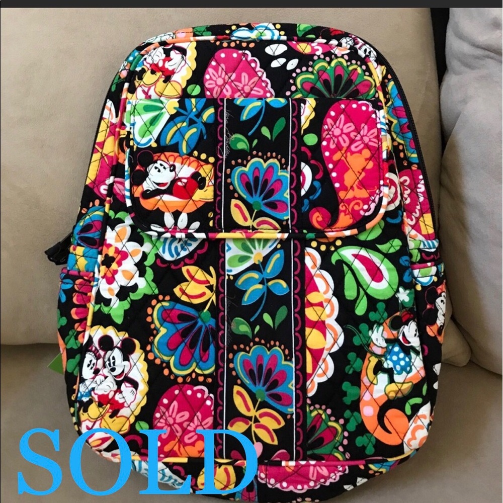 Authentic Vera Bradley Disney Back pack
