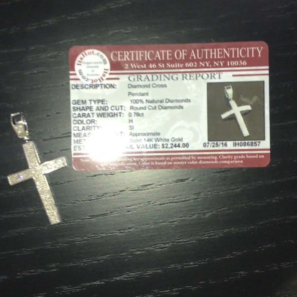Diamond Cross Pendant