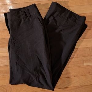 Dark brown slacks for work