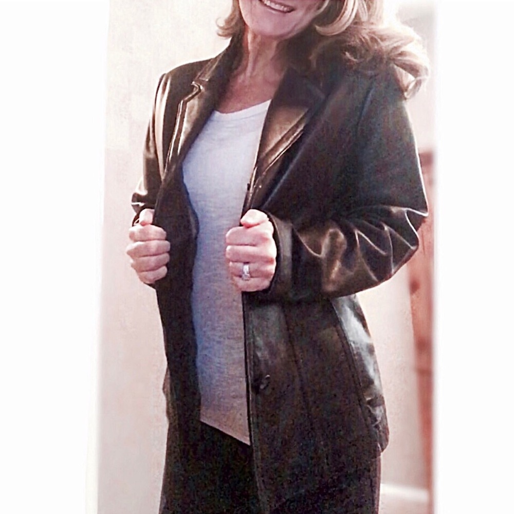 Black • Leather • Coat