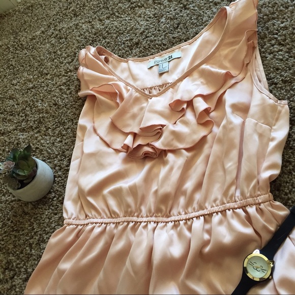 Forever 21 Pink Sheer Dress - Picture 2 of 2