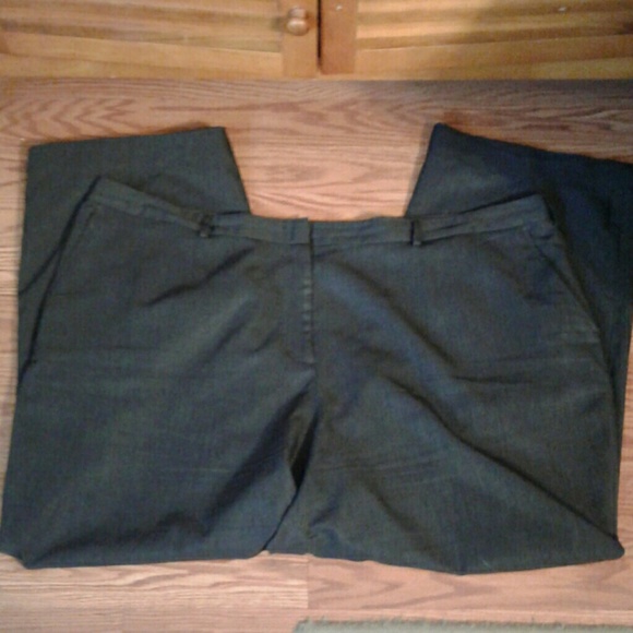 Doc & Amelia Plus Size Grey Dress Pants - Picture 2 of 4