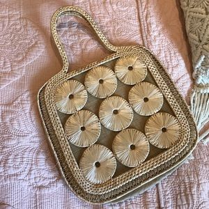Chic summer time straw bag!