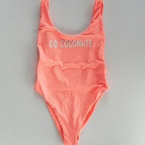 Aerie GO COCONUTS One Piece Swimsuit