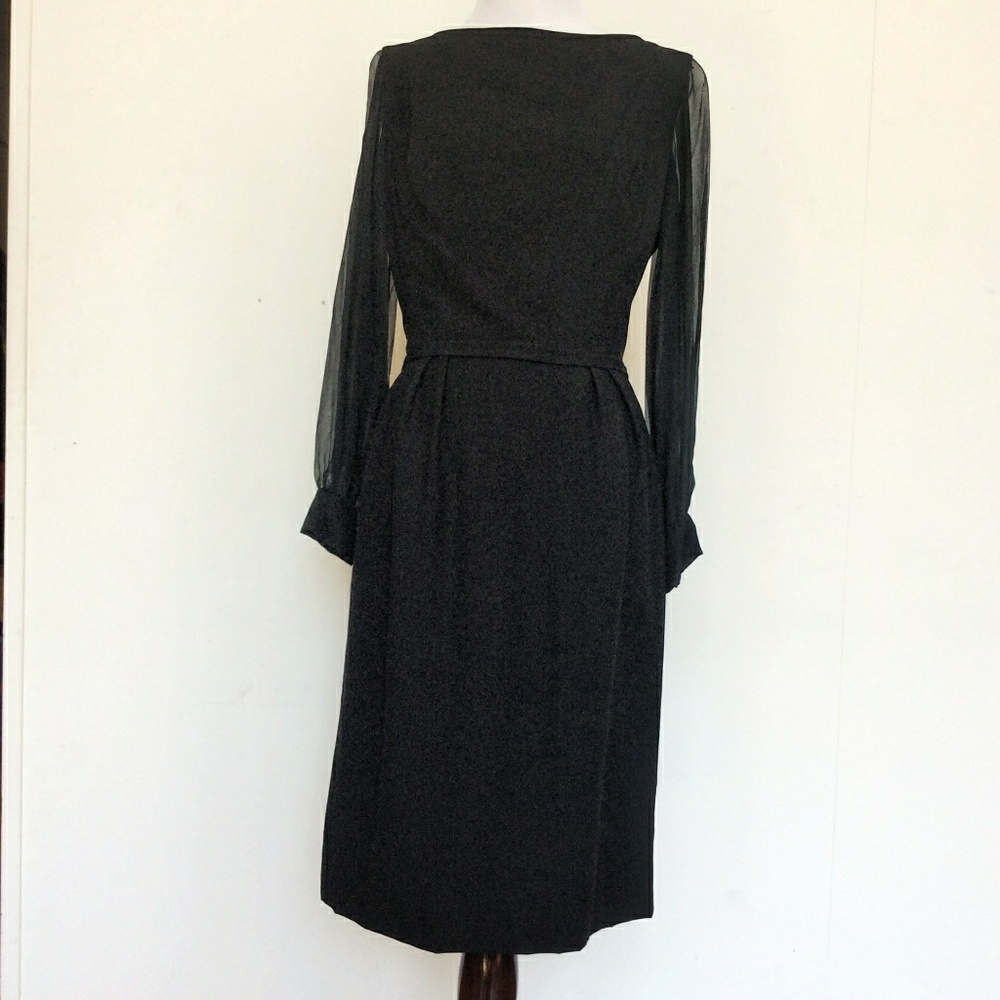 Vintage 60's Little Black Dress, size 8-10