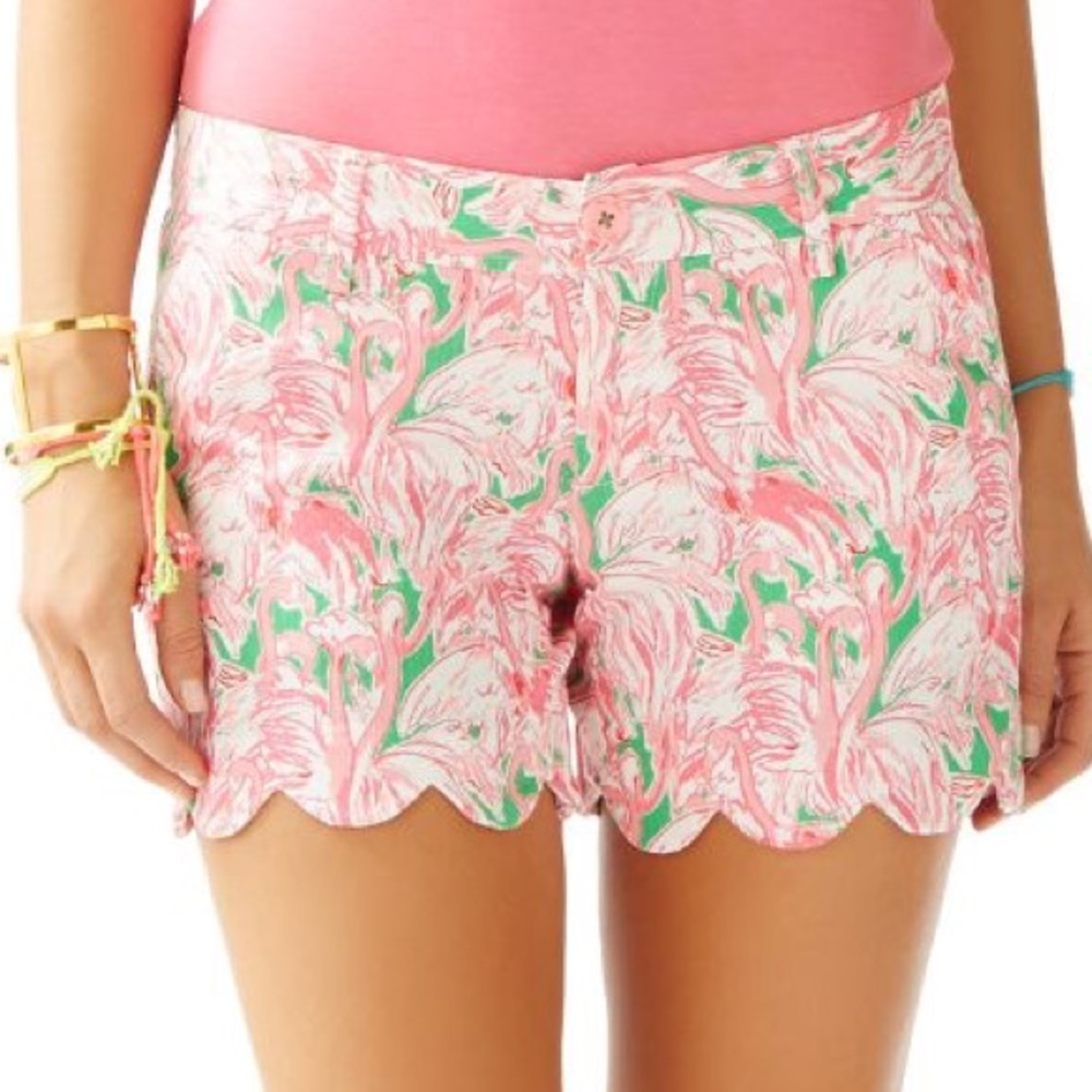 Pink Flamingo Lilly Pulitzer Shorts