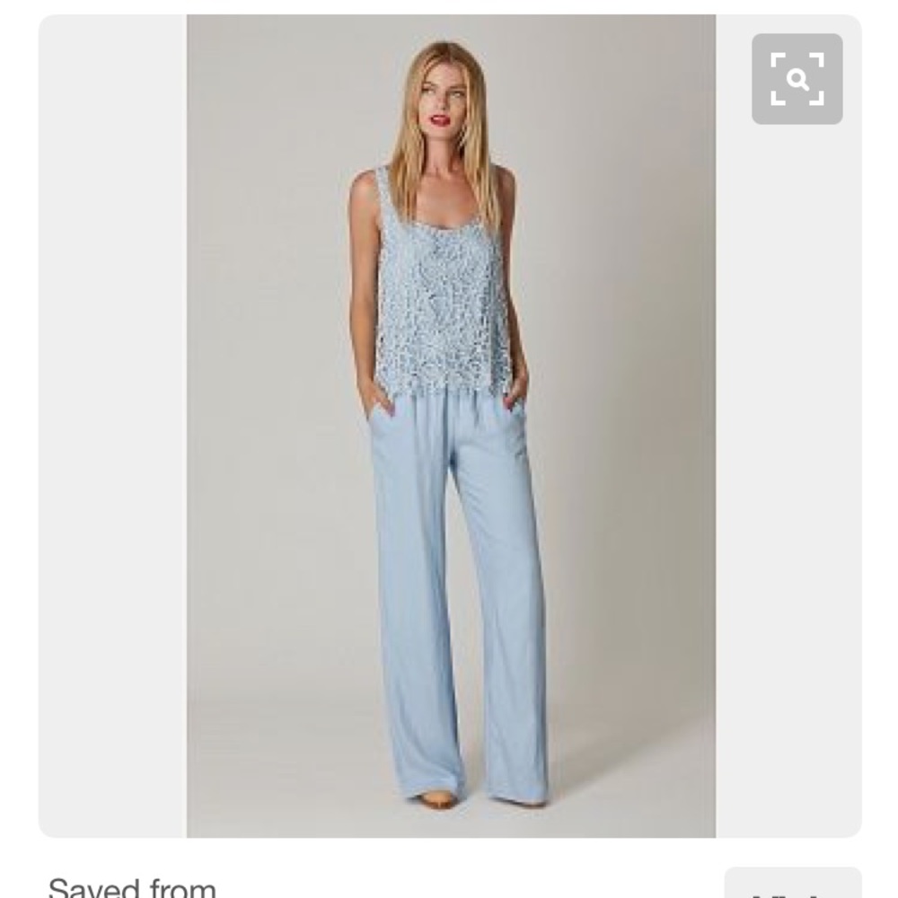 Light blue long jumpsuit