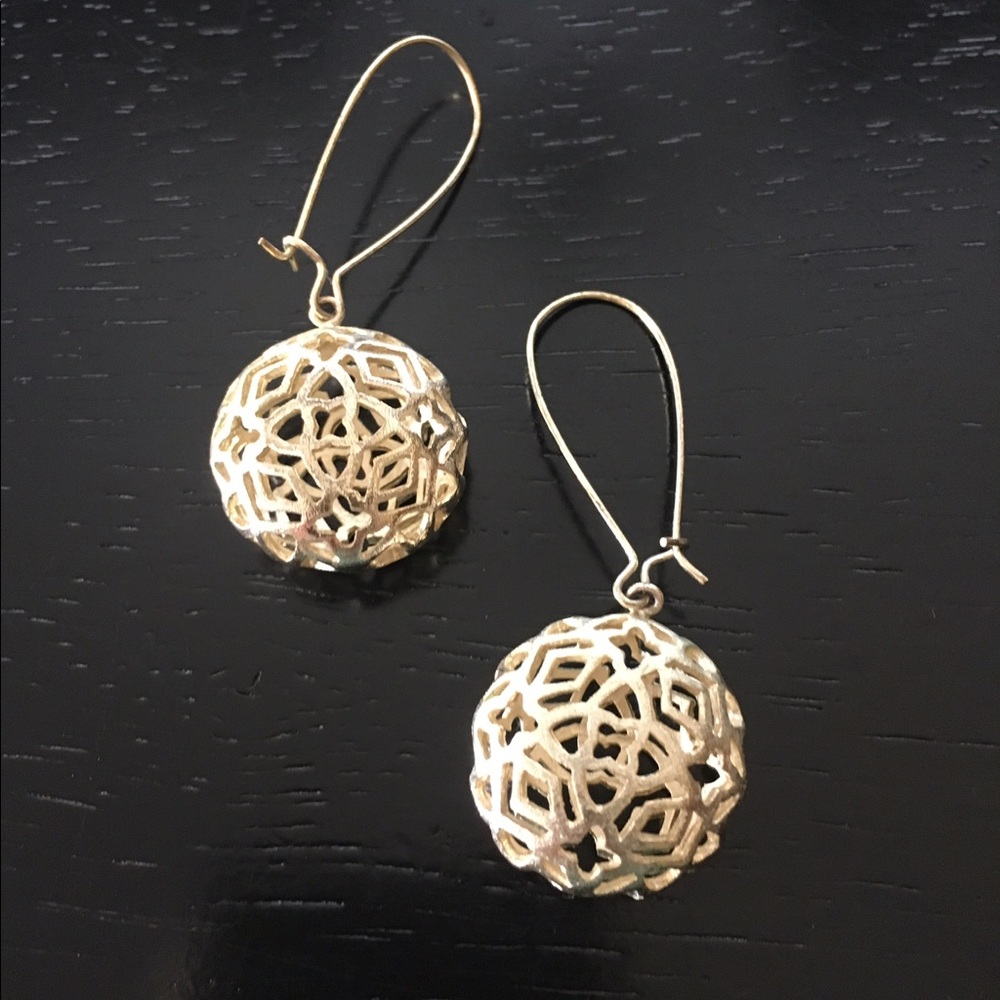 Kendra Scott gold earrings