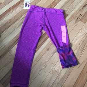 Reversible leggings nwt