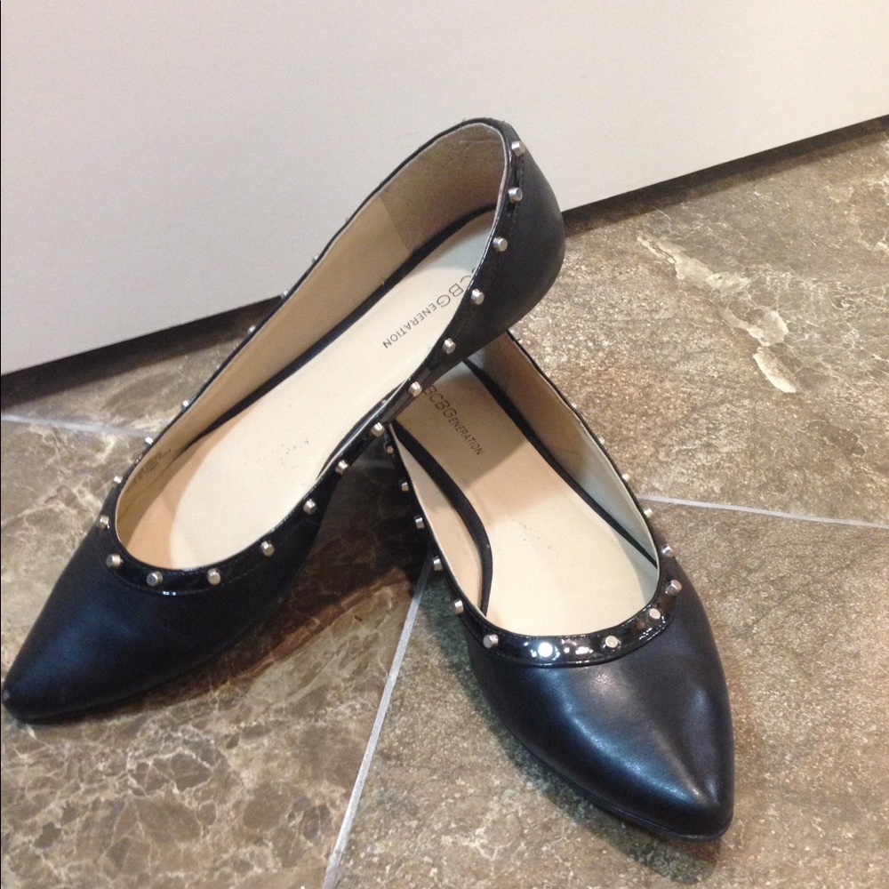 BCBG Studded Flats
