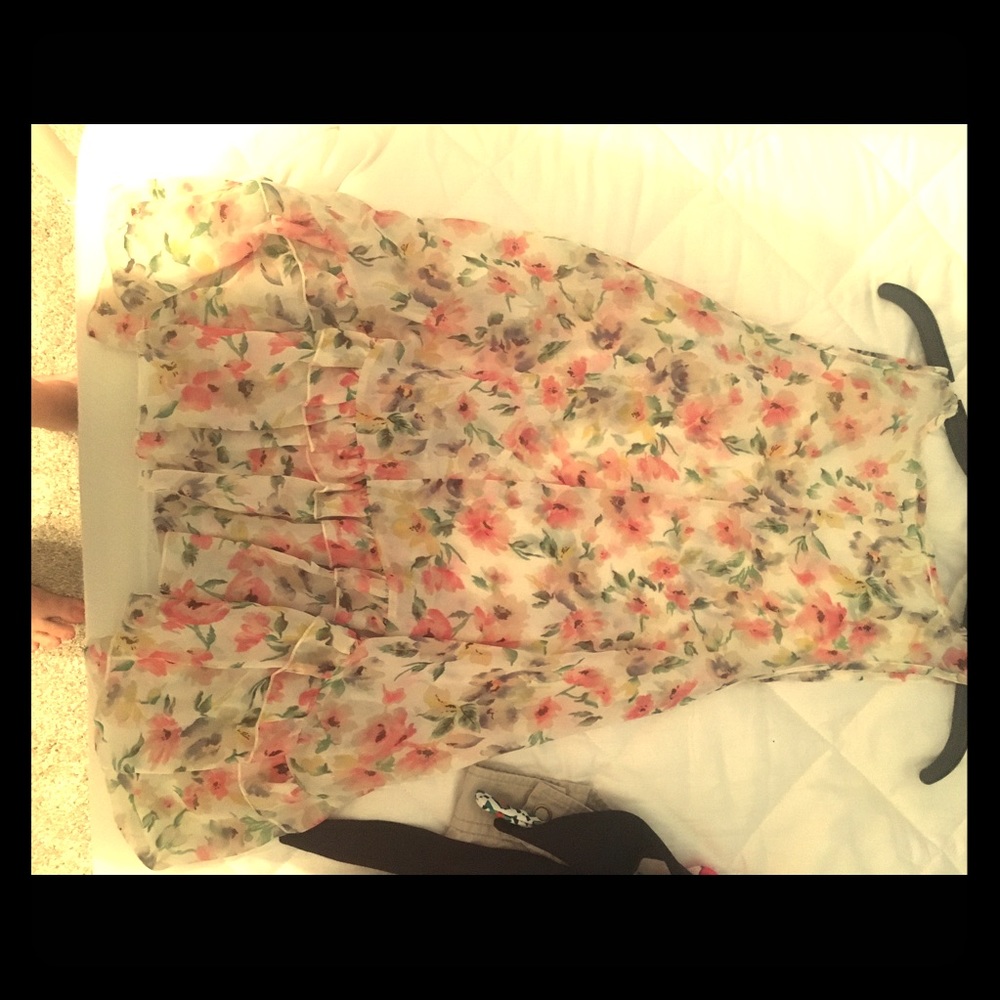 Flower patterned shirt