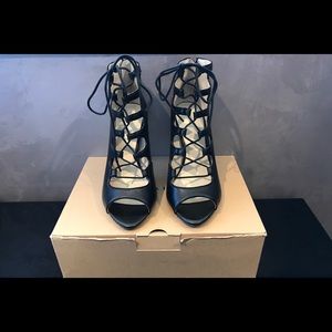 Zara Lace-Up Heels